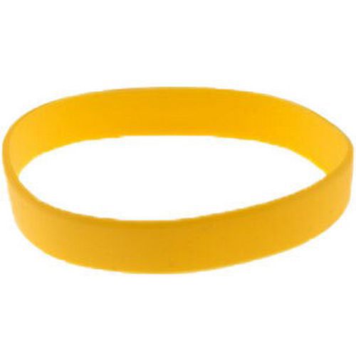 Bracelet En Silicone Uni - Adulte - Jaune