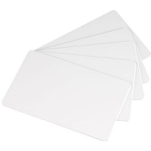 Carte Pvc Haute Qualité - Blanc - Brillant - Lot De 100