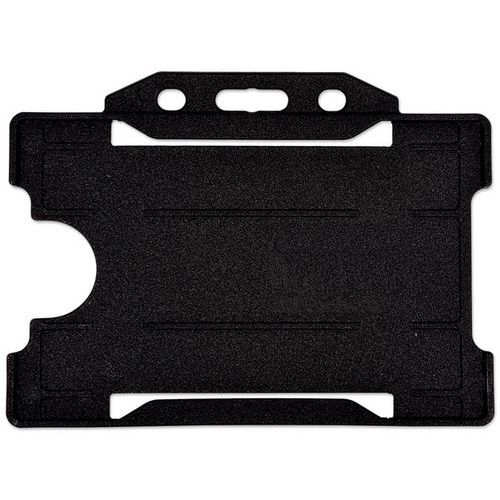 Porte-badge Ã‰co-responsable - Horizontal - Noir