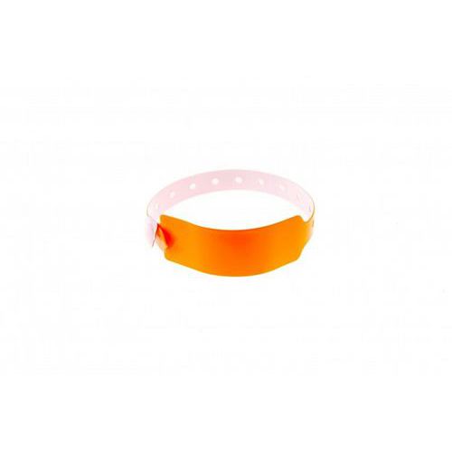 Bracelet Ã‰vénementiel Vinyle Extra-large - Brillant - Orange