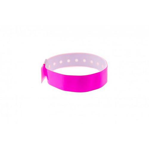 Bracelet Ã‰vénementiel Vinyle Type L - Brillant - Rose