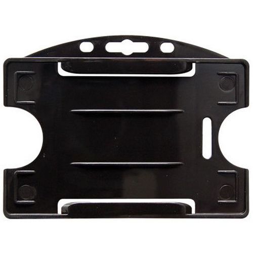 Porte-badge Pour 1 Carte - Horizontal - Noir