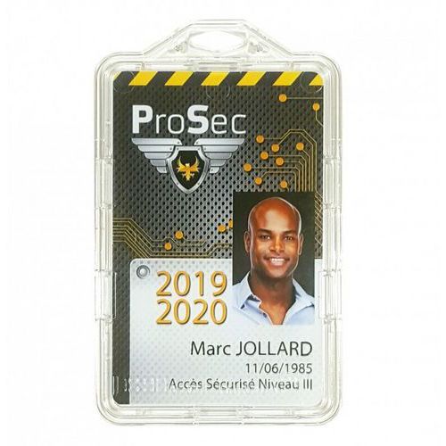 Porte Badge Sécuritaire Ã‰co-responsable - Vertical