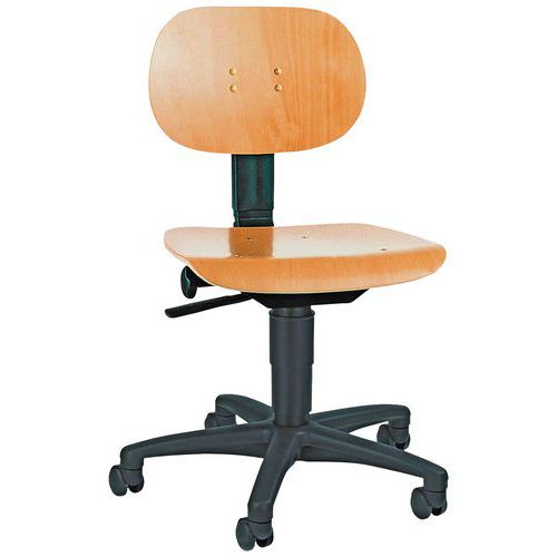 Siège D'atelier Sur Roulettes Ass H Min:42 Cm Ass H Max:55 C