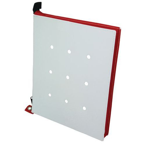 Outils Oceans - Pochette d'échange interne E3cm - Polypropylène Blanc/Rouge - 330x30x27mm - 95% Emballage Recyclé