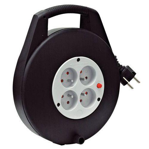 Enrouleur Fermé 10m Avec Disjoncteur H05 Vv F 3g15