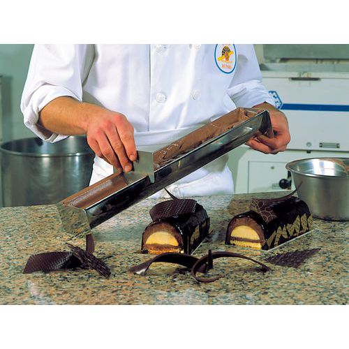 Raclette à Bûche Inox Longueur 122mm Largeur 80mm_341 629