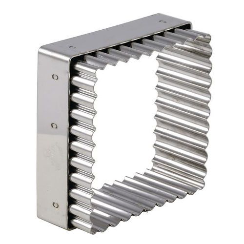 Découpoir Carré Cannelé Inox Longueur 80mm_150 312