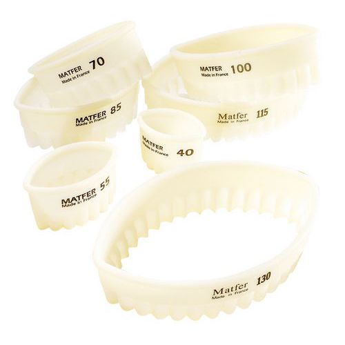 Découpoirs Ovales Cannelés Exoglass (boîte De 7)_150 201