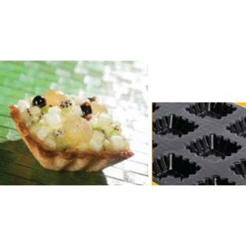 Moule forme Tartelettes carrées cannelées_Matfer Moule forme Tartelettes carrées cannelées_Matfer