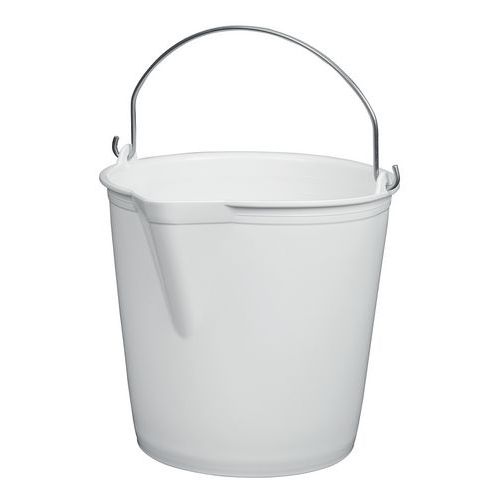 Seau A Bec 13 Litres Gradué Blanc_510507