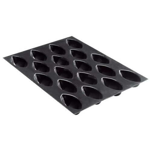 Moule forme Quenelles forme allongée_Matfer Moule forme Quenelles forme allongée_Matfer