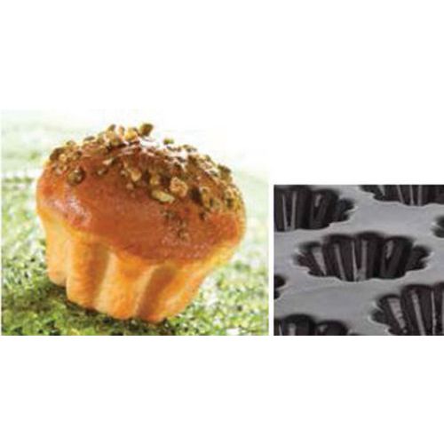 Mini-brioches Cannelées Flexipan Diam. 78mm 24 Emp._336 063