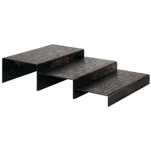 Escalier Noir 3 Marches Largeur 220mm_610553