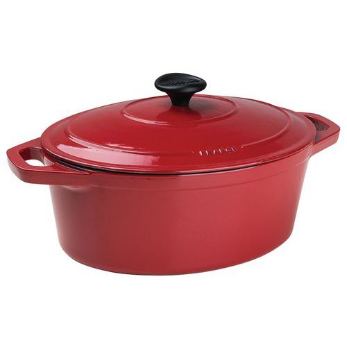 Cocotte Ovale Fonte Rouge Contenance 56 Litres_186 409
