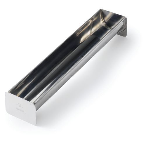 Gouttière à Bûche Demi-ronde Inox Longueur 350mm_340 635