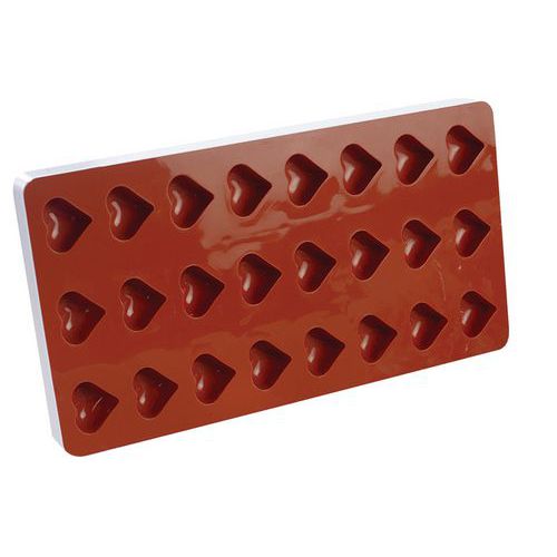 Moule Flexible 24 Empreintes Pâtes De Fruit Coeur_339 016