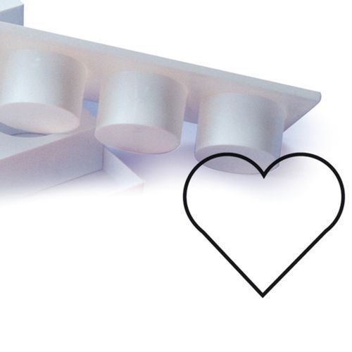 Démouleur à Gateaux Coeurs Plastique_350 027