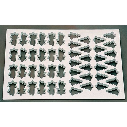 Plaque Découpoirs 26 Sapins Et 24 Ã‰toiles Filantes_152 006