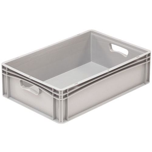 Bac Gerbable Plein Gris 600 X 400 Mmpolypropylène_149105