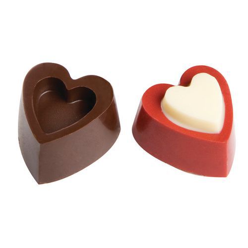 Moule forme Coeurs reliefs_Matfer Moule forme Coeurs reliefs_Matfer