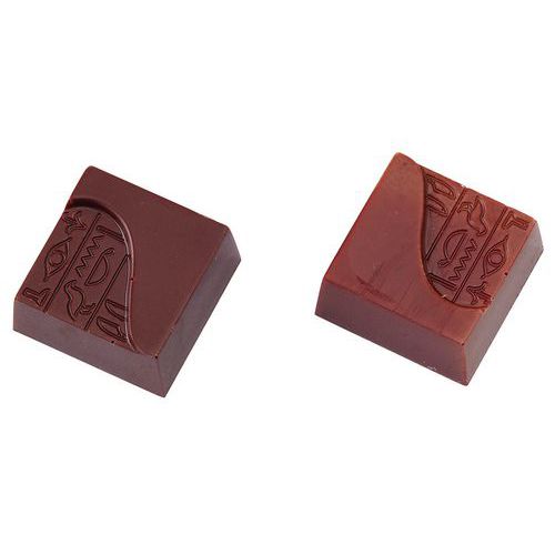 Moule Bonbons Carré Hiéroglyphe 24 Empreintes_383307