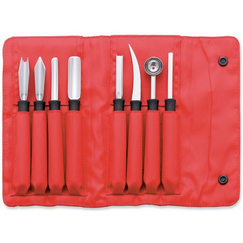 Trousse 8 Couteaux Decoration Légumes NÂ°1_120 919