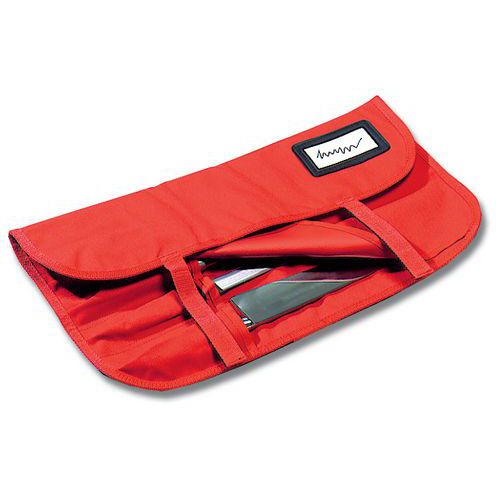 Trousse à Couteaux En Nylon Rouge_124 011