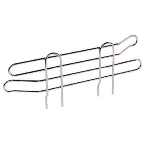Butée d'extrémité Quick-Store+ - 455 mm Gris Acier Nickelé - Accessoire Rayonnage Industriel