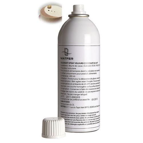 Spray velours chocolat_Matfer Spray velours chocolat_Matfer