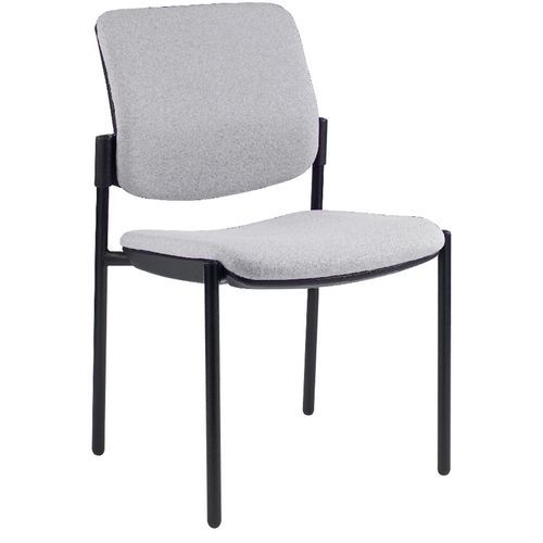 Lot de 2 - Chaise Louise Dossier Rond Ou Carré Gris_jz01118k