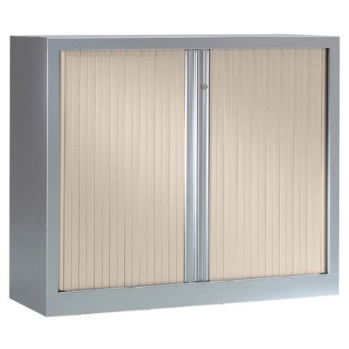 Armoire Métal Luxe L.120 Cm Rideaux À Préh. Totale_jh07187a