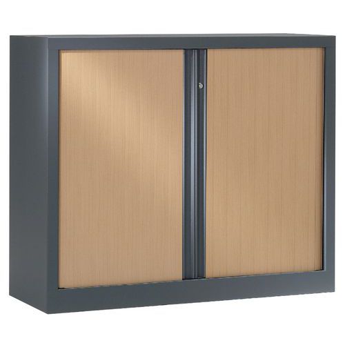 Armoire Métal Luxe L.120 Cm Rideaux à Préh. Totale_jh07187a