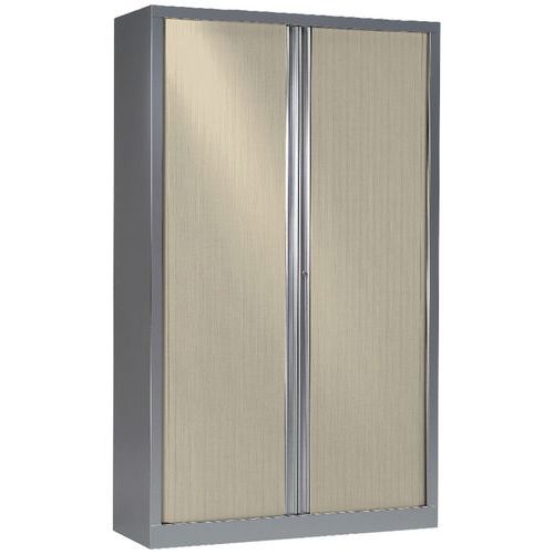 Armoire Métal Luxe L.120 Cm Rideaux À Préh. Totale_jh07186d
