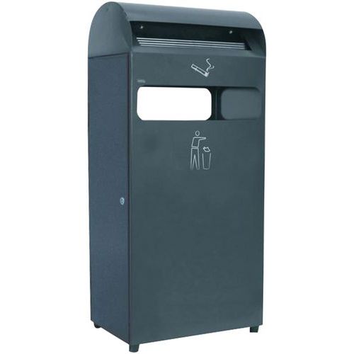 Cendrier 4.7 L Et Poubelle 48 L