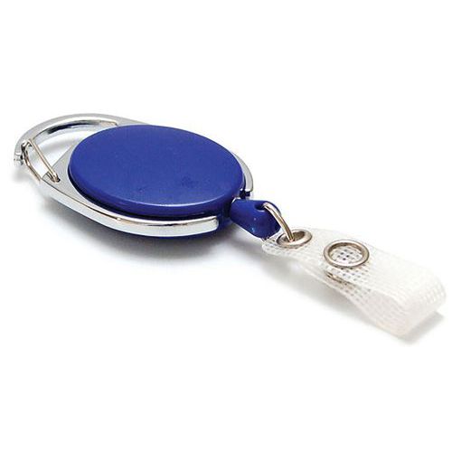 Enrouleur Oval Avec Attache Ceinture - Bleu