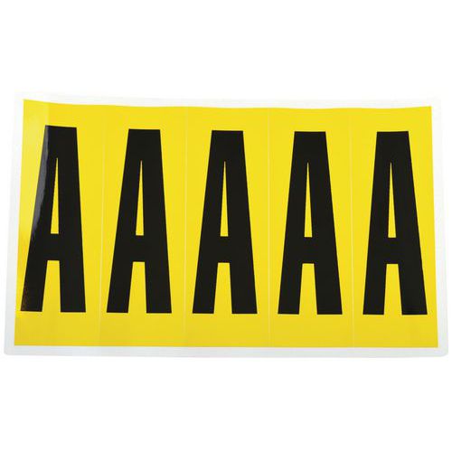 Set De 26 Lettres De A à Z De 45x130mm - Manutan