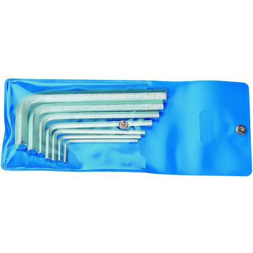 Jeu De Clés Mâles Coudées 8 Pcs 3-14 Mm