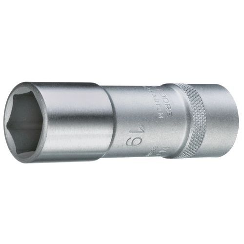 Gedore - Douille 1/2 Long Hexagone 16mm - 77mm Longueur - Serrage Précis - Étui Inclus