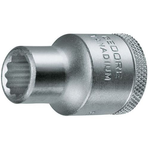 Gedore - Douille 1/2 UD 23 mm 12 pans - Serrage précis - Qualité professionnelle