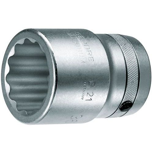 Gedore - Insert Clé à Douille 12 Pans UD 50mm - Carré 1" - Vissage Précis