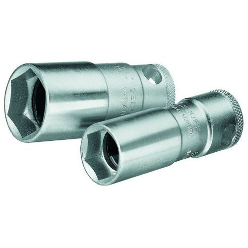 Gedore - Douille Bougie Allumage 16mm 3/8" - Ressort de Retenue - Serrage Précis - Étui