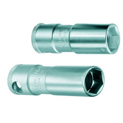 Gedore - Douille pour bougie d'allumage avec aimant 16 mm 1/2 - 64 mm - Serrage précis