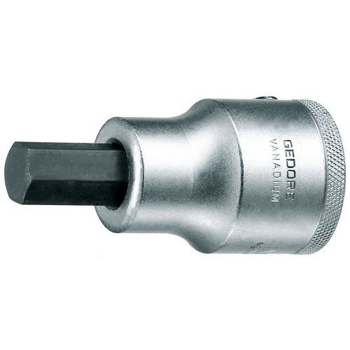 Gedore - Insert de tournevis ISK 17mm 3/4 - Douille métrique 6 pans - Vissage précis - Étui inclus