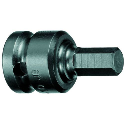 Gedore - Douille Tournevis Impact 1/2 6 Pans 8mm - Vissage Puissant - 44mm Longueur