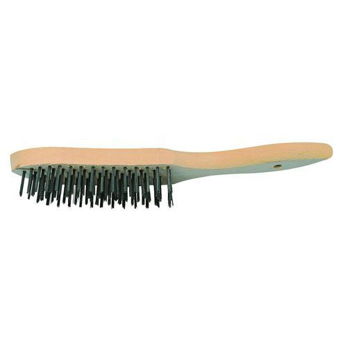 Gedore - Brosse métallique 3 rangs - 290 mm - Robuste et durable