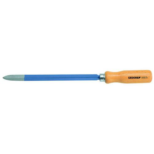 Gedore - Racleur triangulaire plein 100 mm - Finition - Outil manuel
