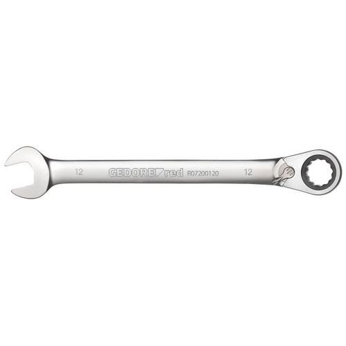 GedoreRed - Clé à cliquet réversible 17mm 232mm - Acier chromé - Outillage à main professionnel