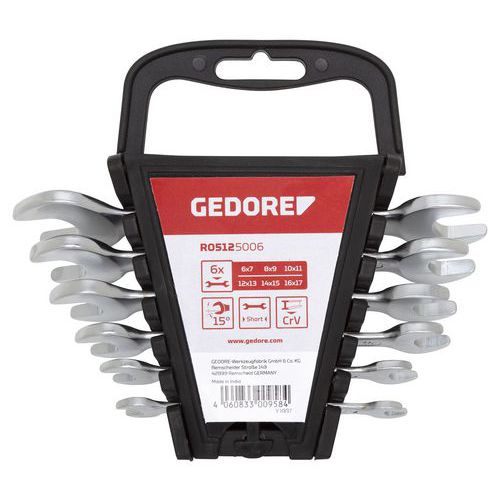 Clé à Double Panneton Court Sw6-32mm 12 Pcs