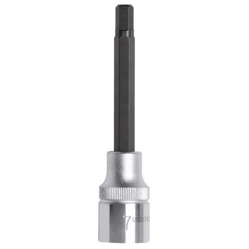 GedoreRed - Douille tournevis 1/2 longue vis 6 pans - SW 5mm, 100mm - Pour vissage précis